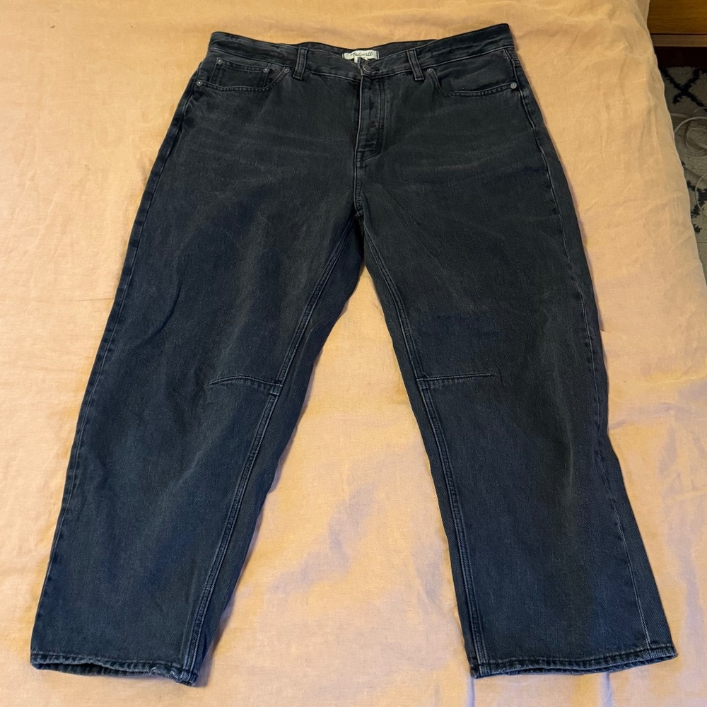 Madewell The Darted Barrel-Leg Jean